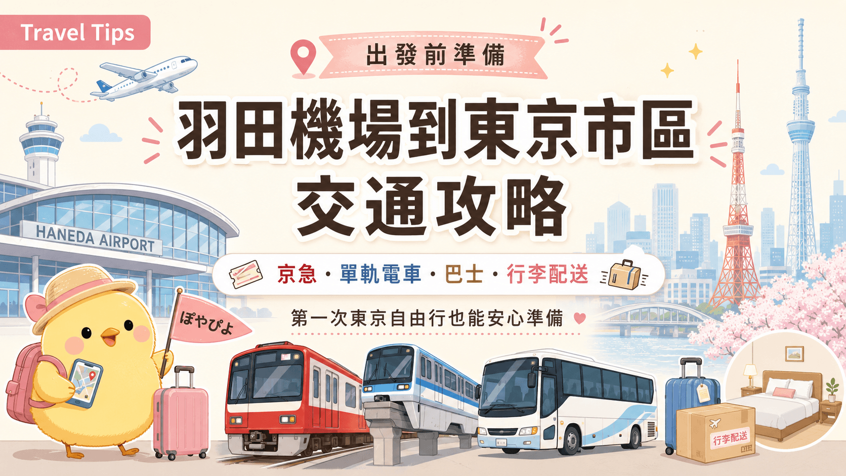 羽田機場到東京市區交通攻略｜京急、單軌電車、巴士、計程車怎麼選？✈️