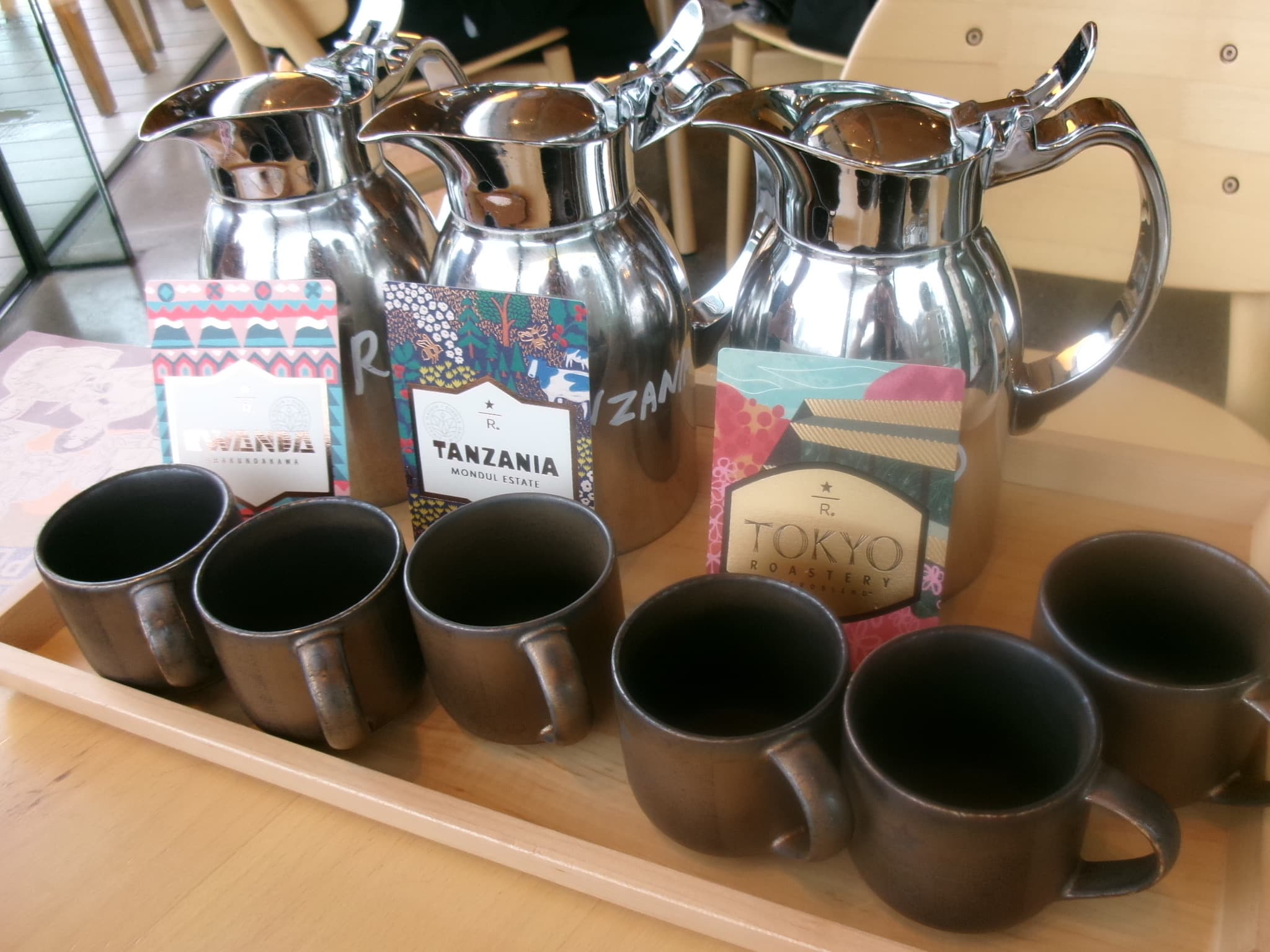 星巴克臻選東京烘焙工坊・三種咖啡豆的品飲比較